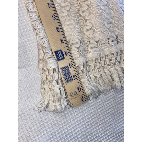 Ivory Lace Overlay Cocktail Dress Medium Design Lab Lord & Taylor Coquette - Picture 5 of 9